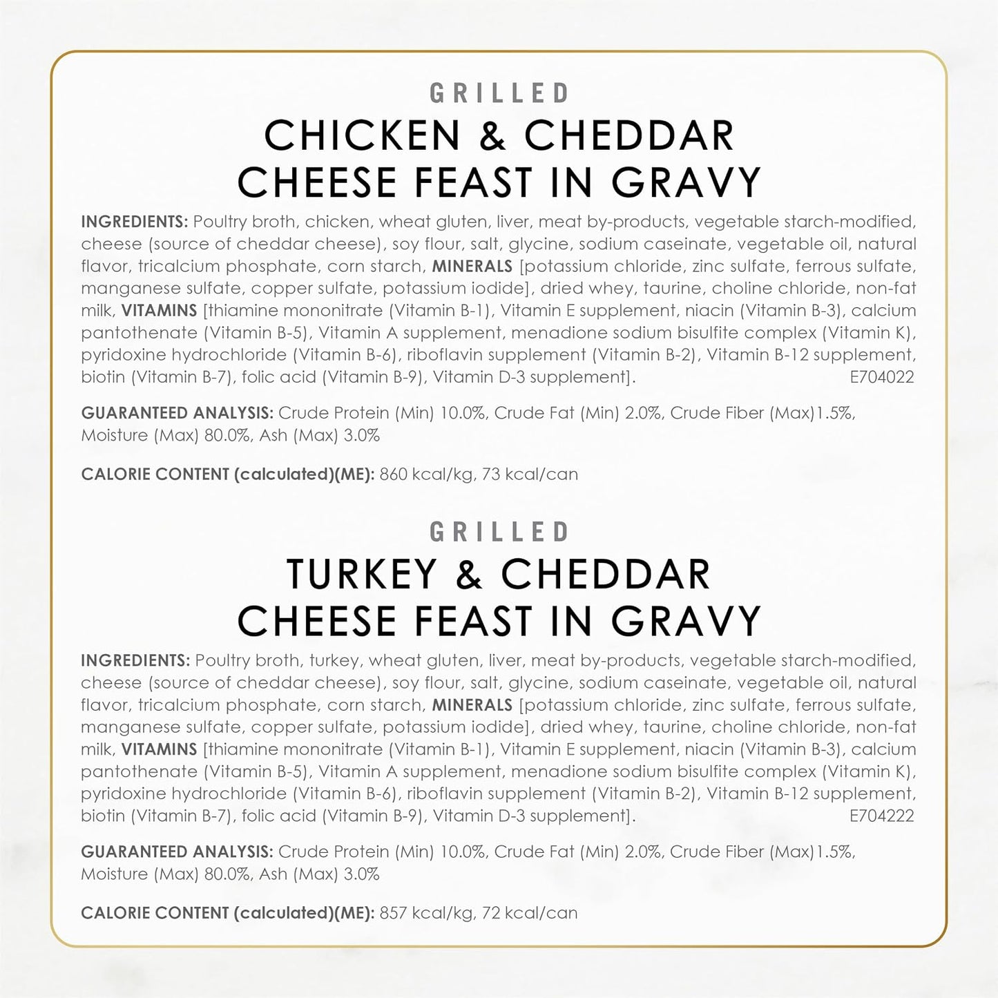 Purina Fancy Feast Delights with Cheddar USA import packaging