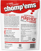 Chomp'ems Purehide Sticks Healthy Natural Rawhide Dog Chew, 12 oz - Image 9