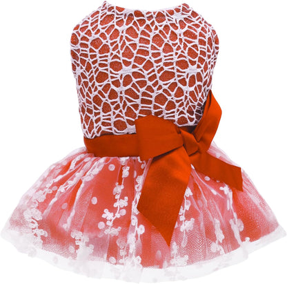CuteBone Dog Birthday Dress Girl Puppy Skirt Tutu Cat Wedding Outfit Pet Party Clothes for Small Dogs Costume DD15M - Image 10