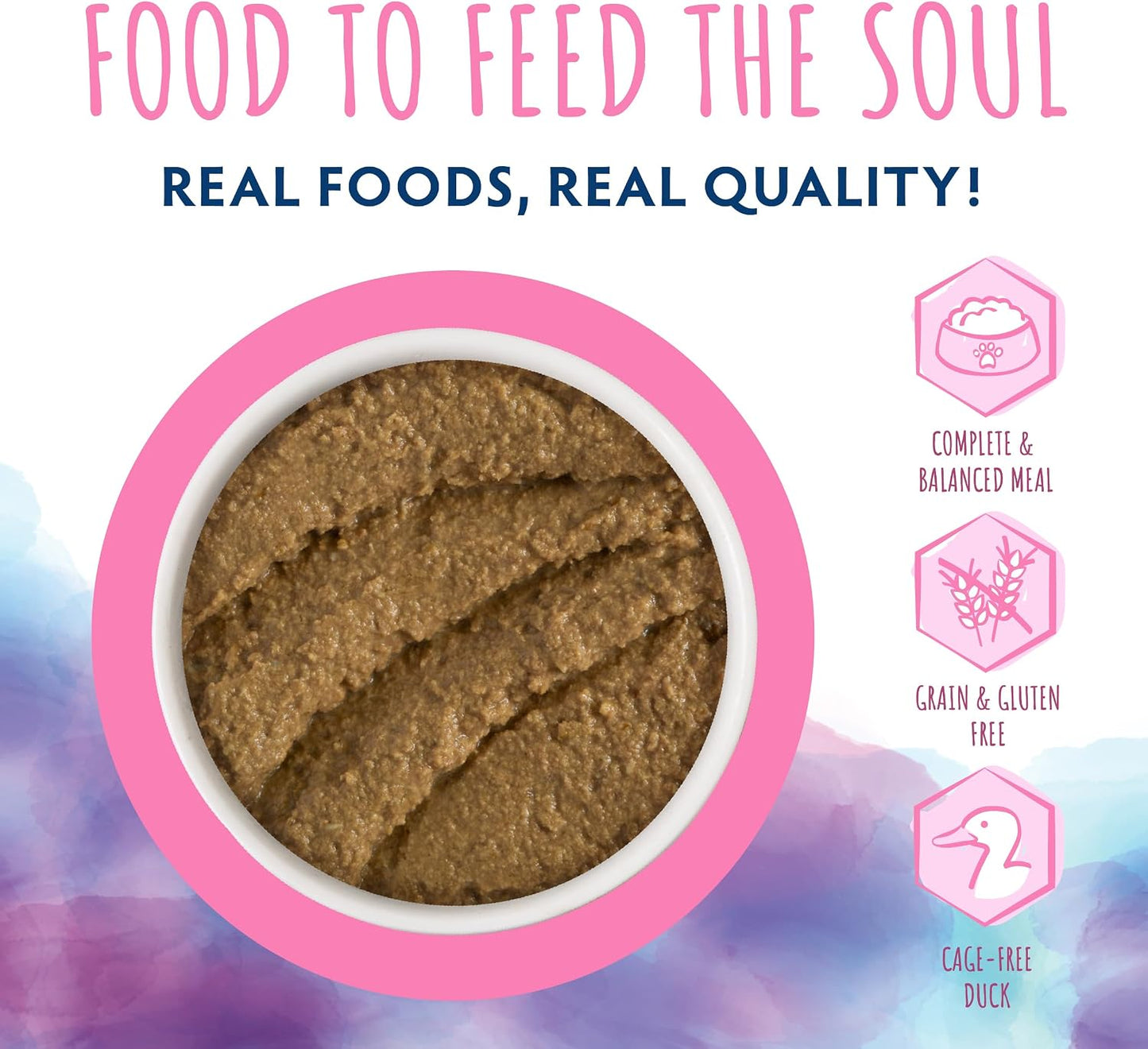 Texture close up of Soulistic hydrating purÃ©e cat food