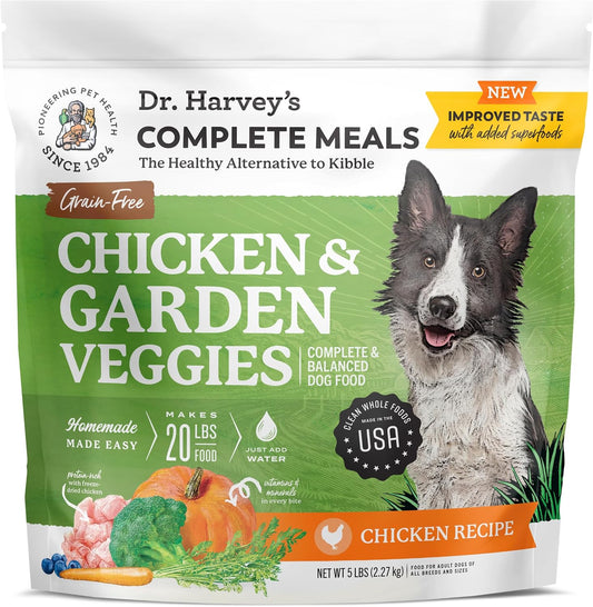 Dr. Harvey's Chicken and Garden Veggies 5 pound bag front view