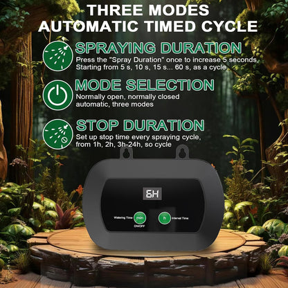 Digital display screen of Lewisia automatic fogger system