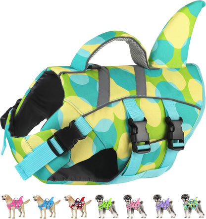 Dogcheer Harness-Style Dog Life Jacket Shark, Reflective American Flag Dog Life Vest for Swimming Boating, High Buoyancy Pet Swim Vest for Small Medium Large Dogs - USA Flag, L - Image 10
