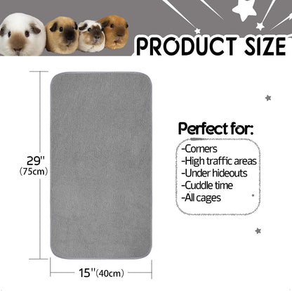 Leakproof bottom detail of Ginidear small animal cage liner