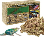 Riare 5.3OZ Premium Sphagnum Moss for Reptiles- 6QT Natural Reptile Moss Dried, Forest Live Moss for Terrarium, Frogs Snake Peat Moss Bedding for Leopard Gecko Turtle Anoles Salamanders Orchids - Image 9