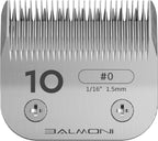 Professional A5 Blades - Powder Metallurgy + Titanium-Ceramic, Low-Heat High-Precision - Fits Wahl, Andis, Oster, Heiniger A5 Clippers, Parent (#3F 13mm-1/2) - Image 13