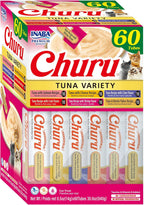 INABA Churu Cat Treats, Lickable, Squeezable Creamy Pure Cat Treat with Green Tea Extract & Taurine, 0.5 Ounces Each Tube, 50 Tubes, Tuna & Chicken Variety - Image 15