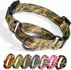 Kazazoo Martingale Collar for Dogs with Quick Release Buckle Adjustable Soft Durable Dog Collar for Medium Dogs No Pull Training Dog Collars-Black Sunflower M - Image 15