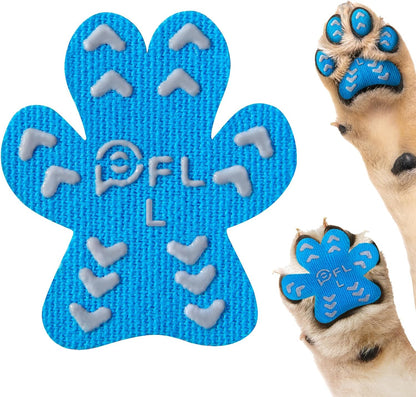 Anti Slip Dog Paw Protector Pads for Senior Dogs, Paw Pads for Dogs Traction, Disposable Self Adhesive Paw Grips for Old Dog on Slippery Hardwood Floor, Black 12 Sets (48pcs) XL(41-60lbs) - Image 10