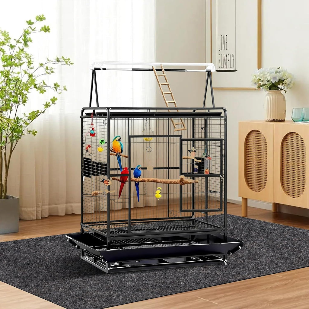 Ylsamzgkj pet cage mat being cleaned and wiped down easily