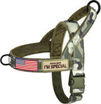 Forestpaw No Pull Dog Harness with Large Handle,Slip on Reflective Vest with Quick Release Buckle,Comfortable Flannel Lining for Medium Large Dogs Walking Training (Includes 3 Patches),Brown L - Image 11