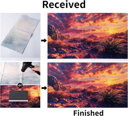 COMSUN bubble free fabric terrarium wrap for premium pet habitats.