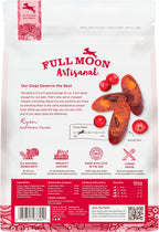 Full Moon artisanal dog treats 12 ounce bag label