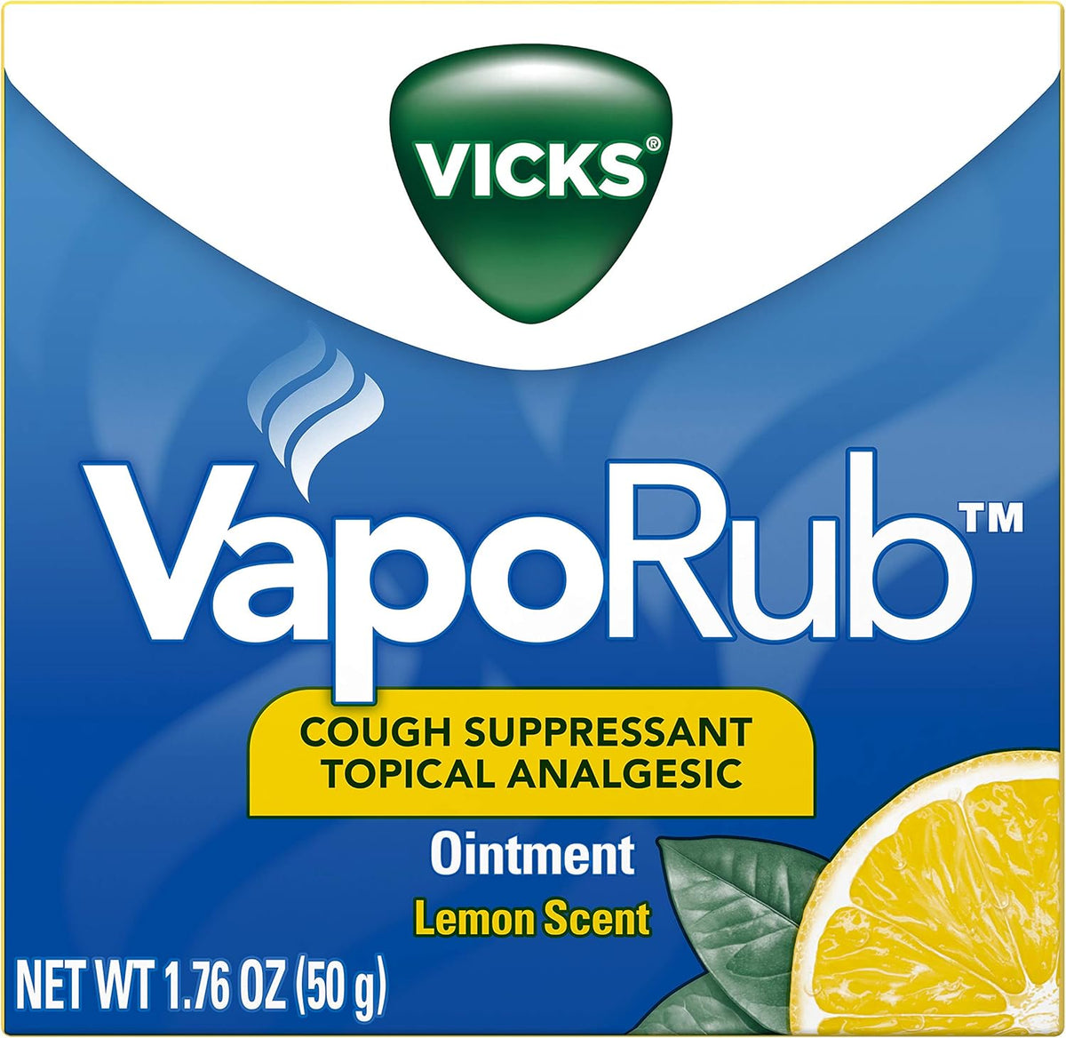 Vicks VapoRub Lemon Scent front view container