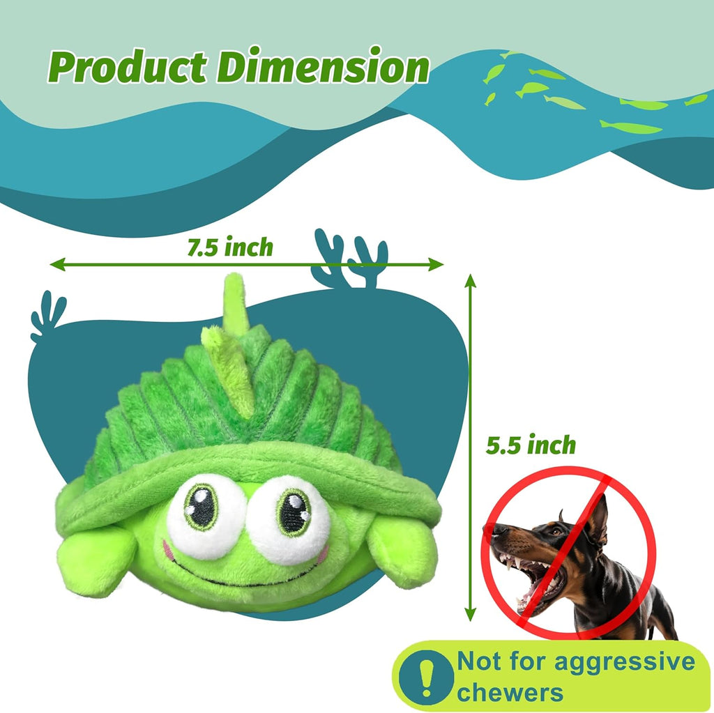 GUKCO interactive sound recording and bouncing turtle pet toy for boredom relief