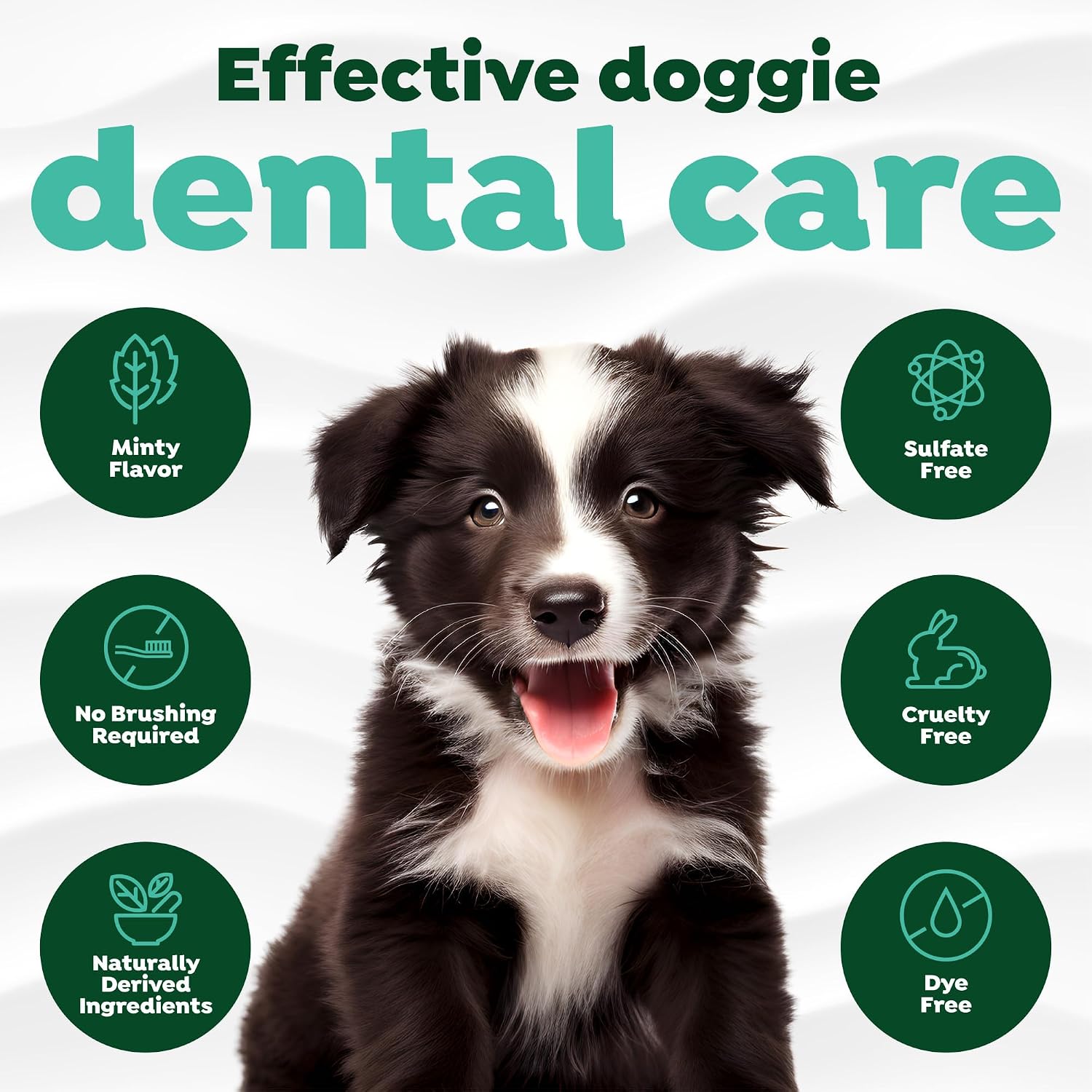 Puppy friendly Tropiclean dental gel 59 milliliters packaging