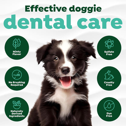 Puppy friendly Tropiclean dental gel 59 milliliters packaging