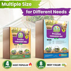 Side profile view of the packaging highlighting the zero waste recycled material concept used by the brand