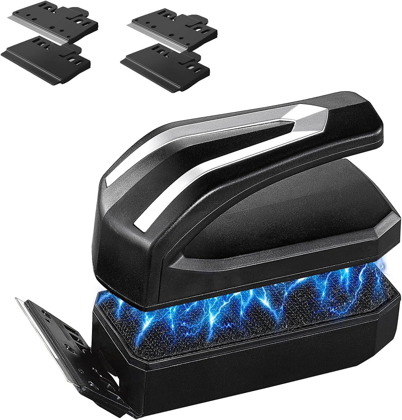 Carefree Fish aquarium magnetic cleaner front view showing the ergonomic outer handle