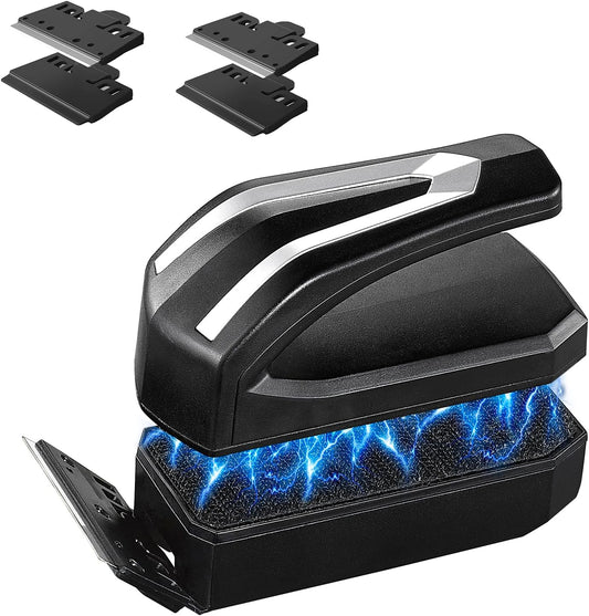 Carefree Fish aquarium magnetic cleaner front view showing the ergonomic outer handle