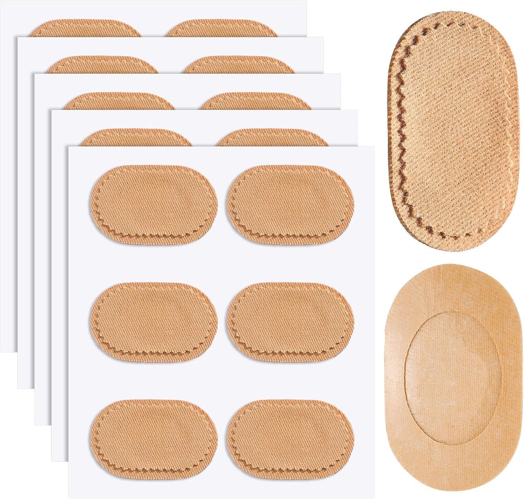 Funtery 30 Pieces Foot Callus Cushion front view showing fabric texture.