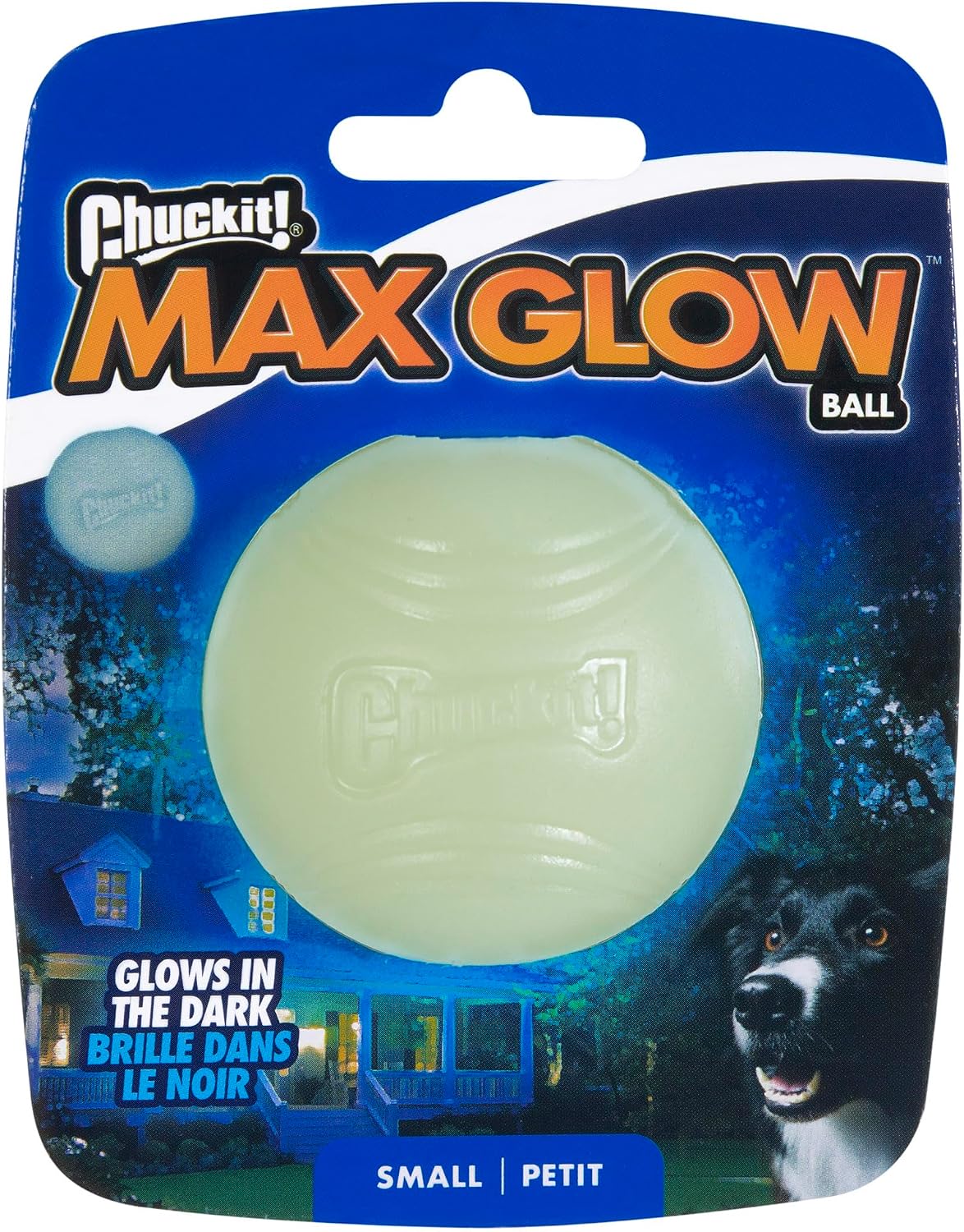 Chuckit! Glow in the Dark Bouncy Balls - Ball for Dogs, Chuckit Dog Toy, Max Glow Balls - Medium, 2.5 Inch Pack of 2 - Image 10
