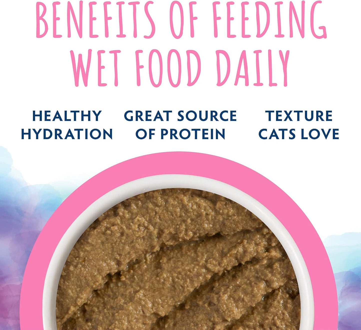 Nutritional label on Soulistic 2.8 ounce cat food can