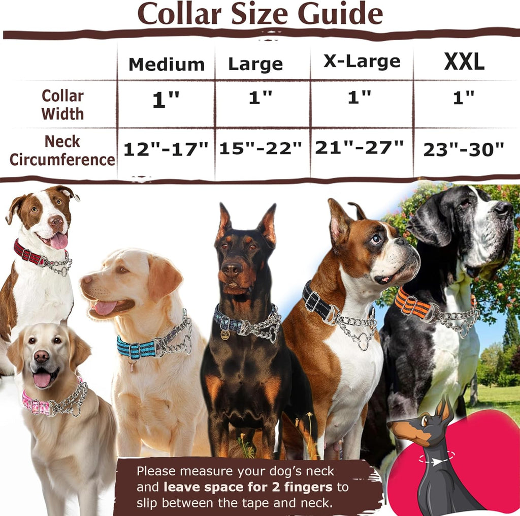 Heavy duty reflective nylon strap on a premium pet training collar.