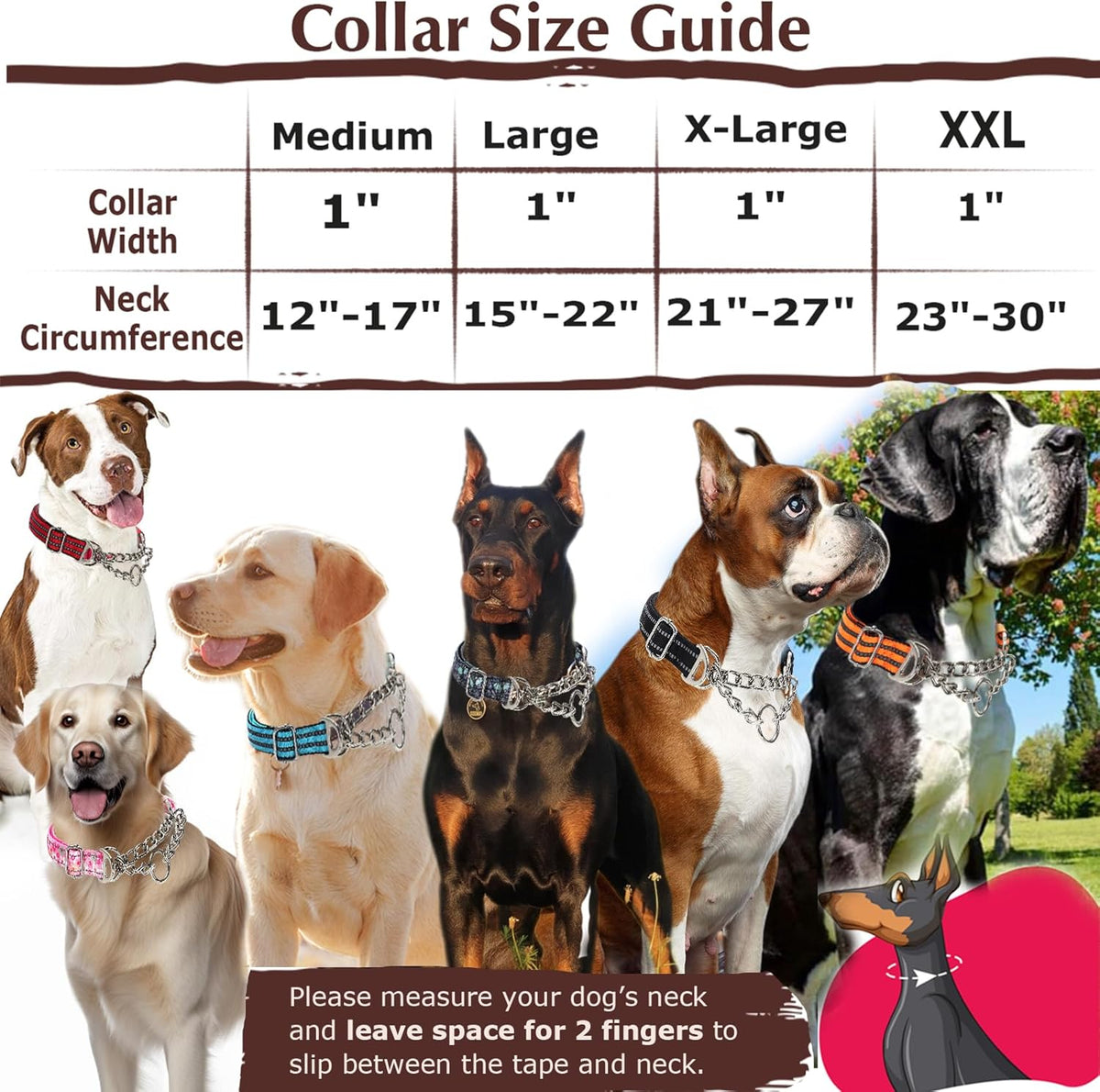 Heavy duty reflective nylon strap on a premium pet training collar.