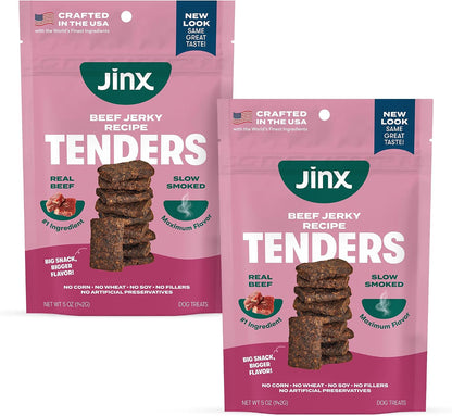 Jinx Tenders Salmon Jerky Dog Treats, All-Natural Ingredients, Soft and Chewy, Low-Calorie, Slow-Smoked Salmon & Pumpkin, No Fillers, 5oz - Image 11