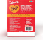 Grain free and no fillers label on Delectables packaging