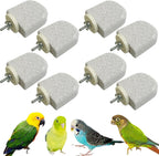 PINVNBY 4 PCS Bird Perch Stands Parrot Calcium Perch Beak Grinding Stone Foot Claws Trimmer Parakeet Platform Parrot Chewing Toys for Small Medium Cockatiel Conure Lovebird Finch - Image 13