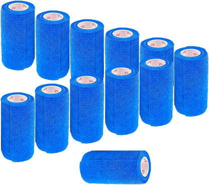 Vet Wrap Tape (Teal) (2 Pack) (3 Inch x 15 feet) Self Adhesive Adherent Adhering Cohesive Flex Self Stick Bandage Grip Roll Dog Cat Pet Horse - Image 9