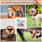 KOOLTAIL large dog e-collar showing the hidden rear inflation valve