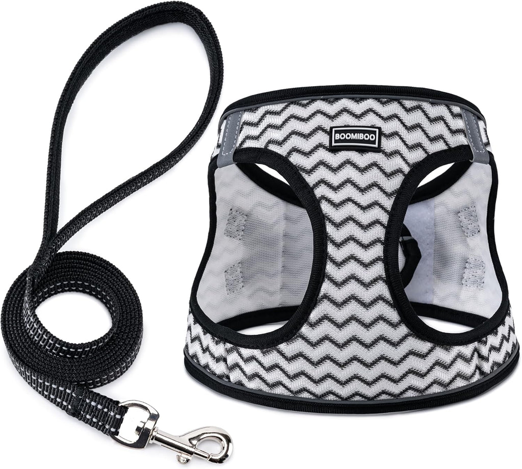 BOOMIBOO extra small cat and dog harness triple layer security overview