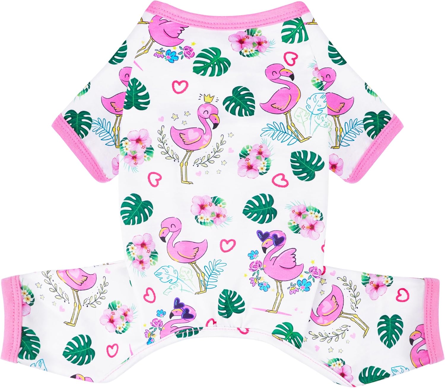 Back view of viunimo four leg pet clothes for chihuahuas and yorkies