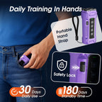 Zahawei dog training device with LED flashlight active