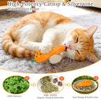 Etekyer catnip carrot toy for indoor cats