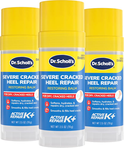Dr. Scholl's Severe Cracked Heel Repair Restoring Balm 2.5oz, with 25% Urea for Dry, Cracked Feet, Heals and Moisturizes for Healthy Feet - Image 11