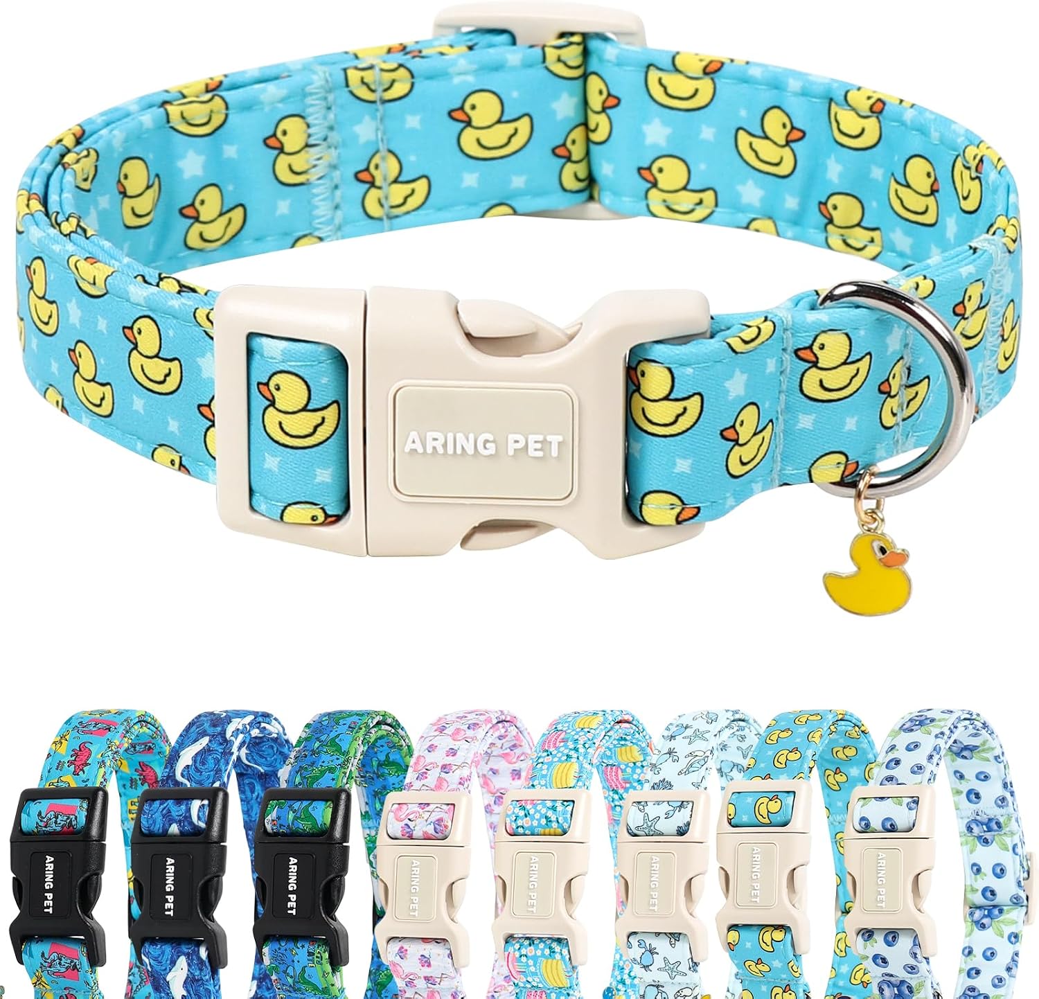 ARING PET 4th of July Dog Collar, Cute Patriotic American Flag Doggy Collars for Puppy Small Medium Large Boy Girl Dogs Pet, for Independence Parades Outdoor Walking Hiking Picnic Daily Photos, L - Image 10