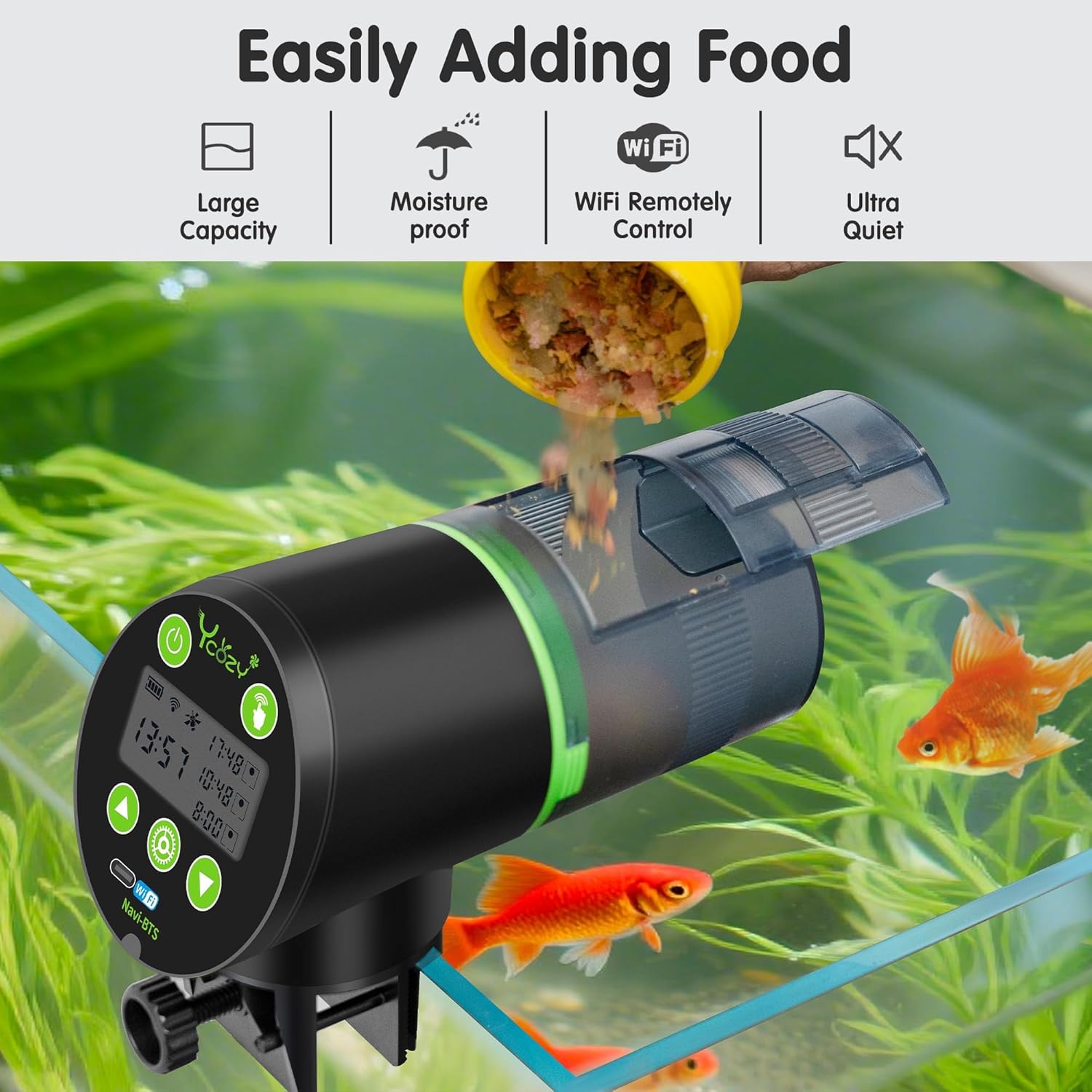 Ycozy smart pet appliance USB-C power connection components