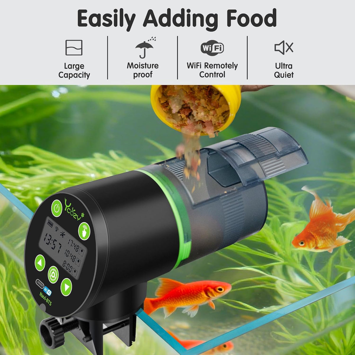 Ycozy smart pet appliance USB-C power connection components