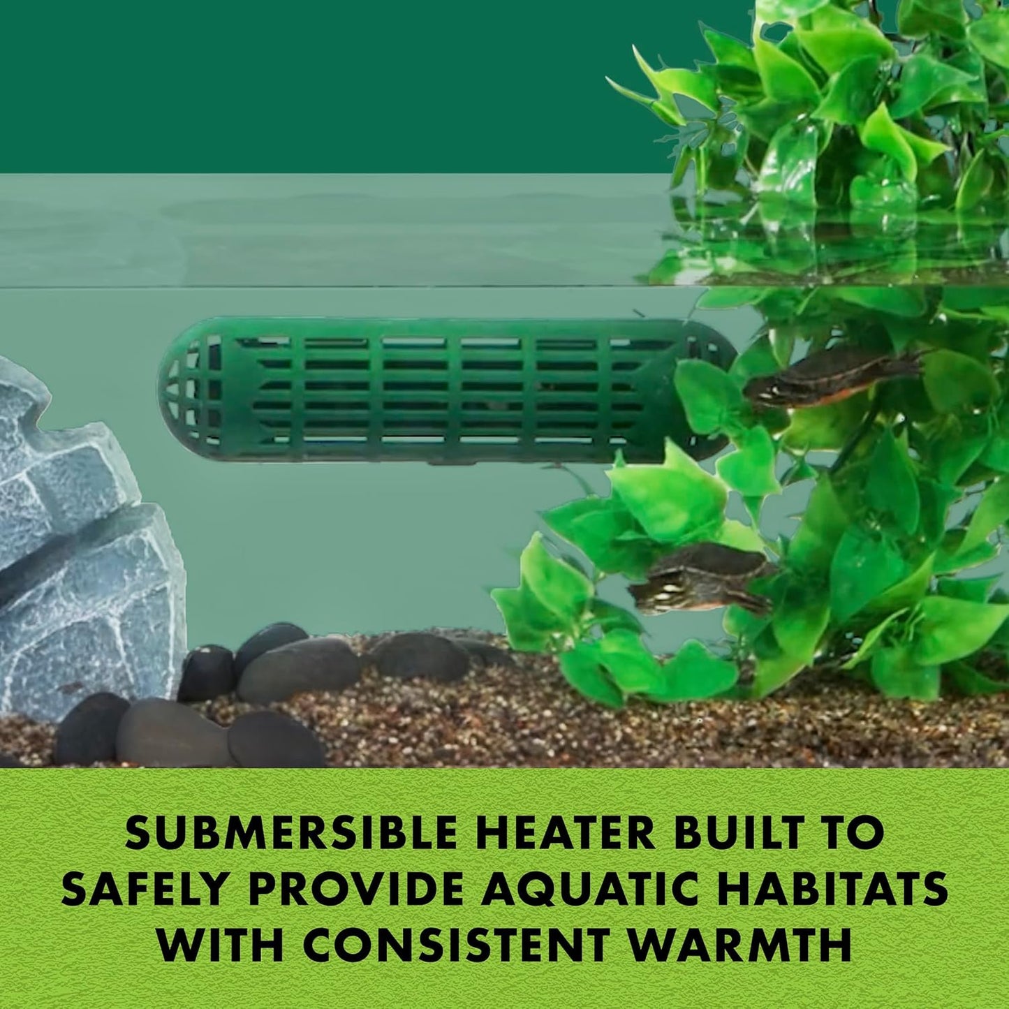 Zilla fully submersible reptile heater in packaging