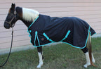 Challenger 1200D breathable horse turnout blanket tail flap detail