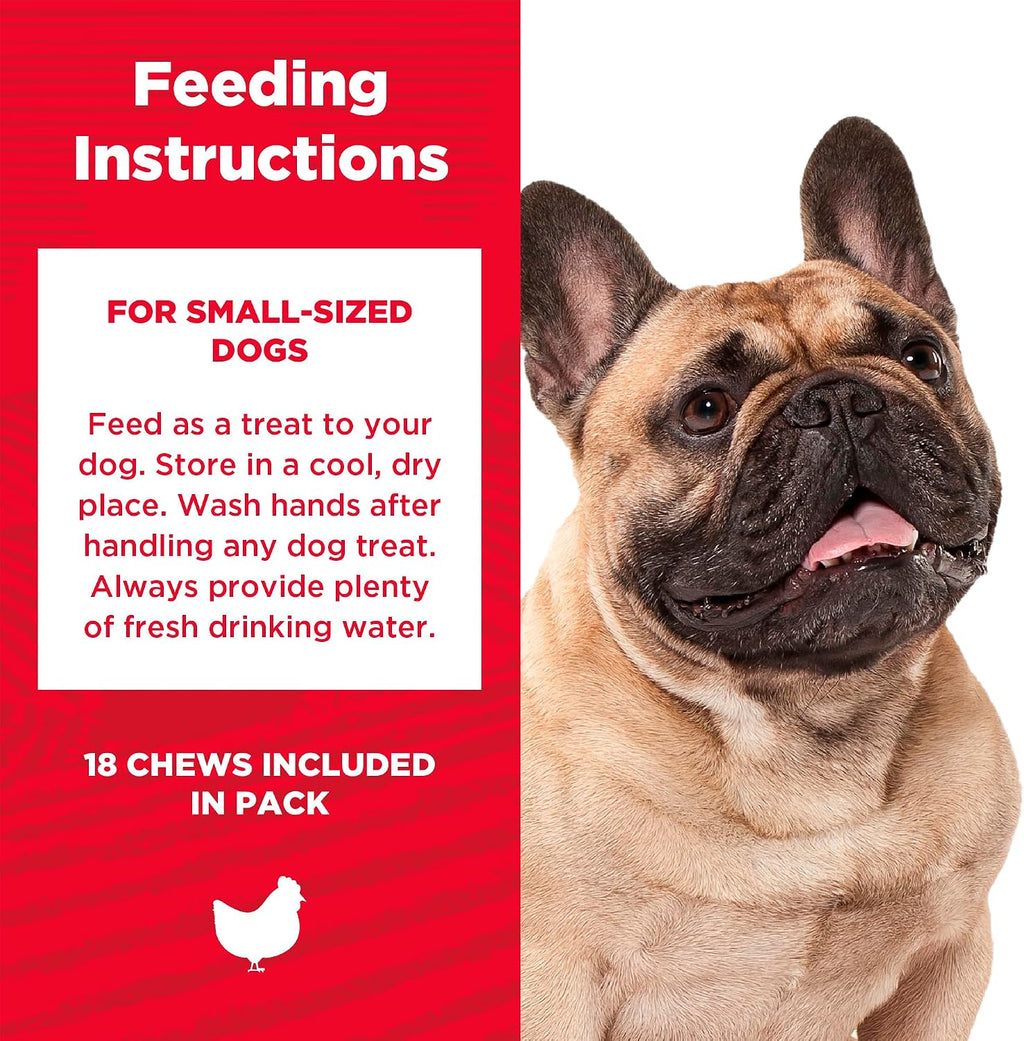 Ingredients label of Country Kitchen rawhide free chews