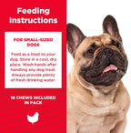 Ingredients label of Country Kitchen rawhide free chews