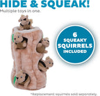 Outward Hound Hide-A-Squirrel Squeaky Pet Toy For Engaging Hide And Seek Activity
