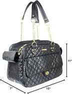 Small dog inside Parisian Pet fashion carrier
