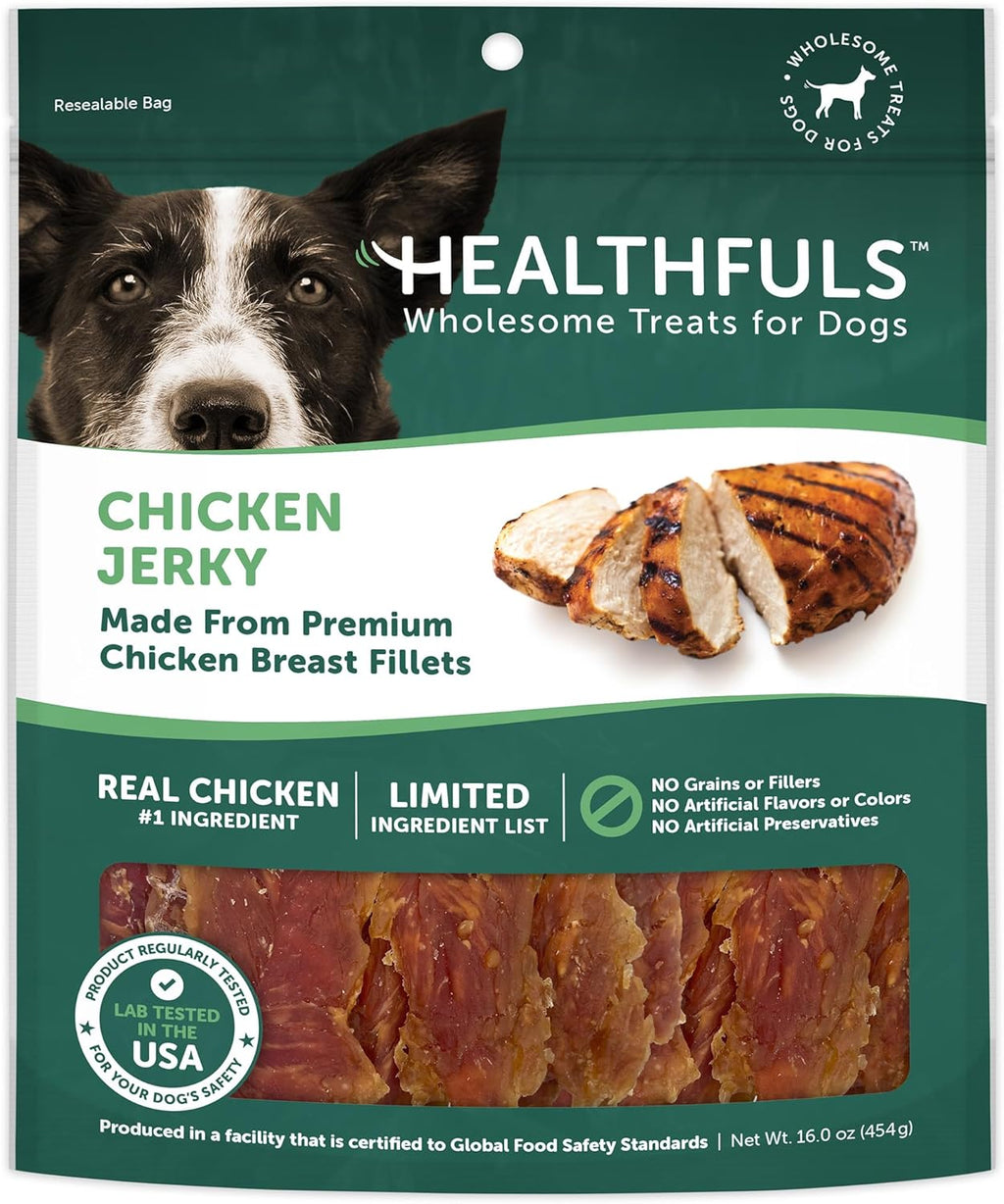 Healthfuls Chicken Jerky Dog Treats with Glucosamine & Chondroitin, 16oz - Image 10