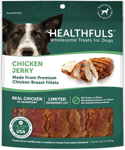 Healthfuls Chicken Jerky Dog Treats with Glucosamine & Chondroitin, 16oz - Image 10